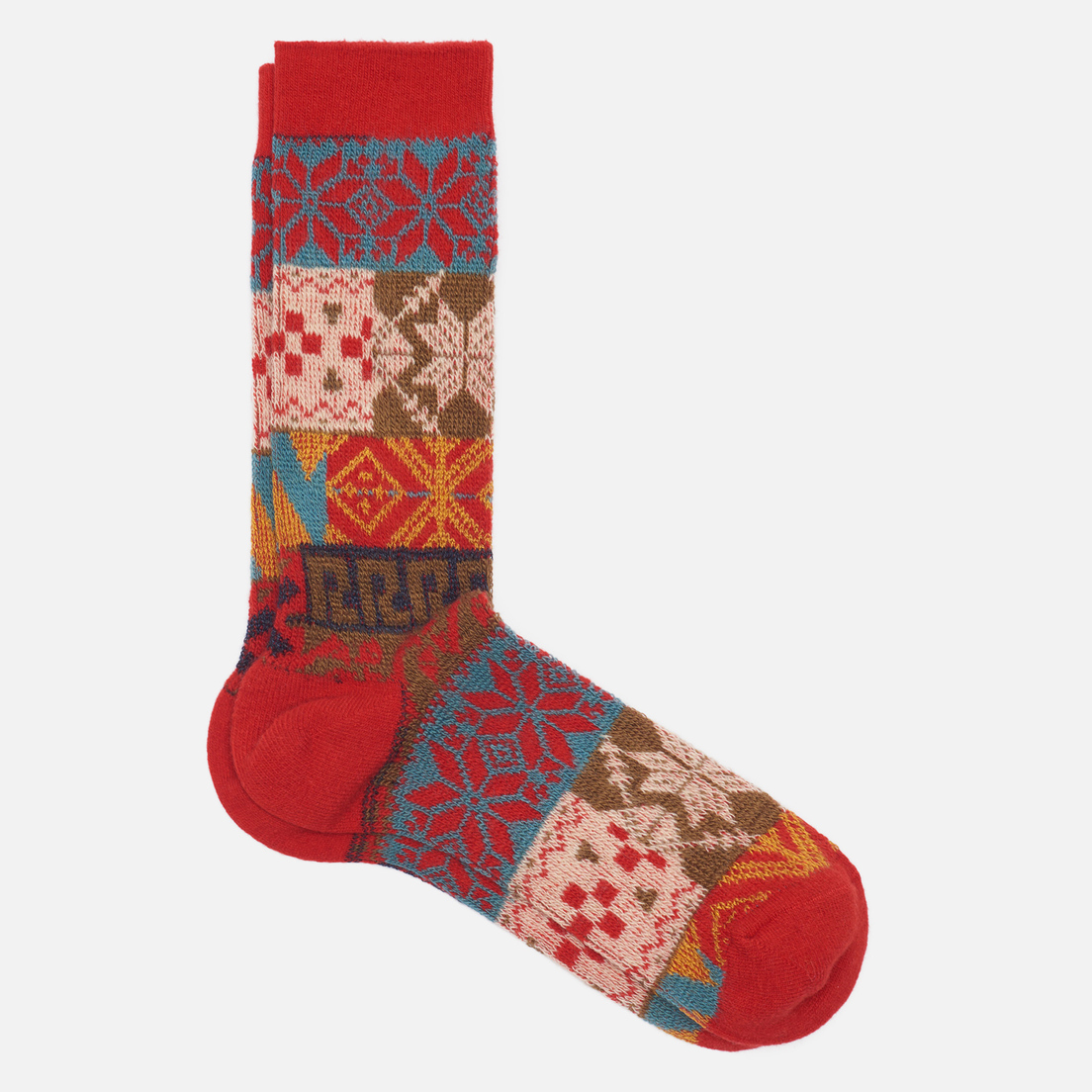 Anonymous Ism Носки Multi Jacquard Pattern Crew