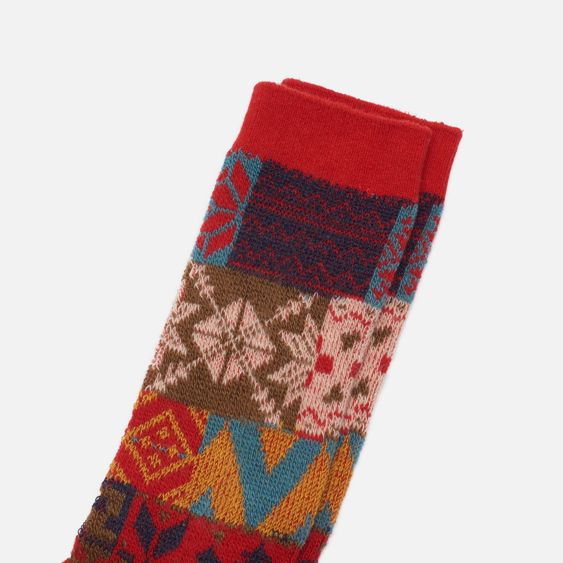 Anonymous Ism Носки Multi Jacquard Pattern Crew