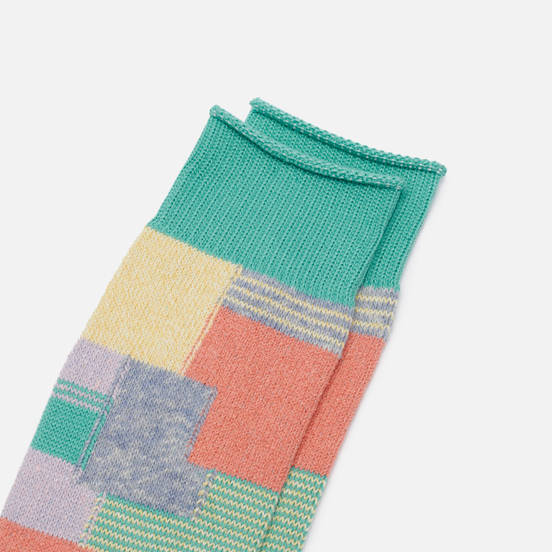 Носки Anonymous Ism Patchwork Crew Mint
