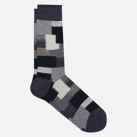 Носки Anonymous Ism Patchwork Crew Black Melange