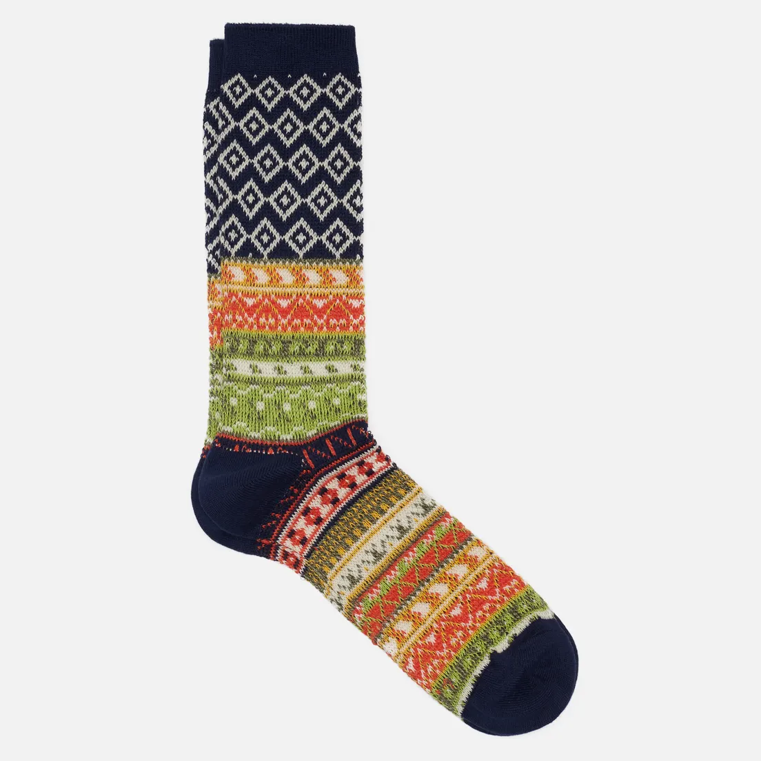 Anonymous Ism Носки Fair Isle Jacquard Crew