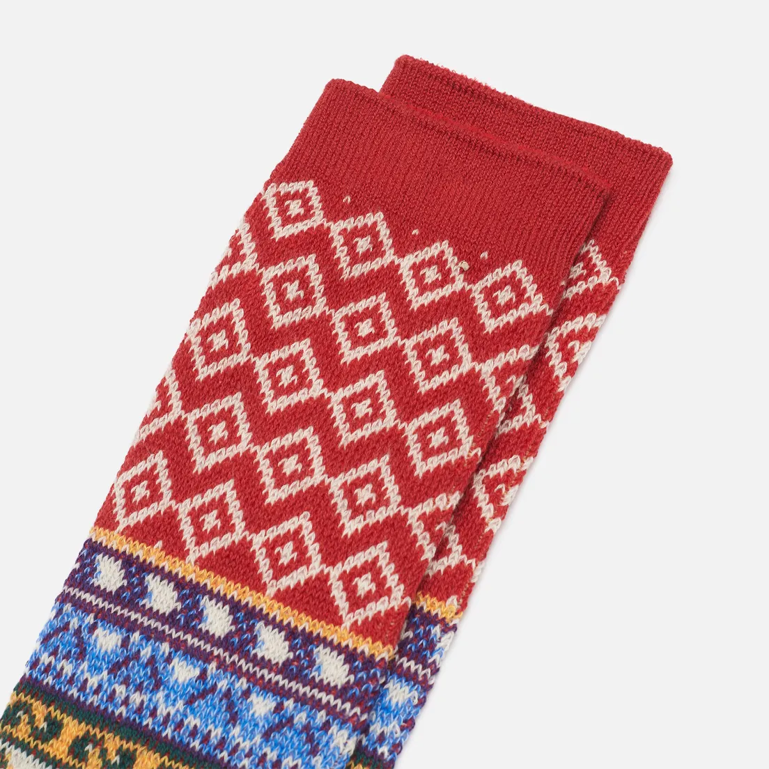 Anonymous Ism Носки Fair Isle Jacquard Crew