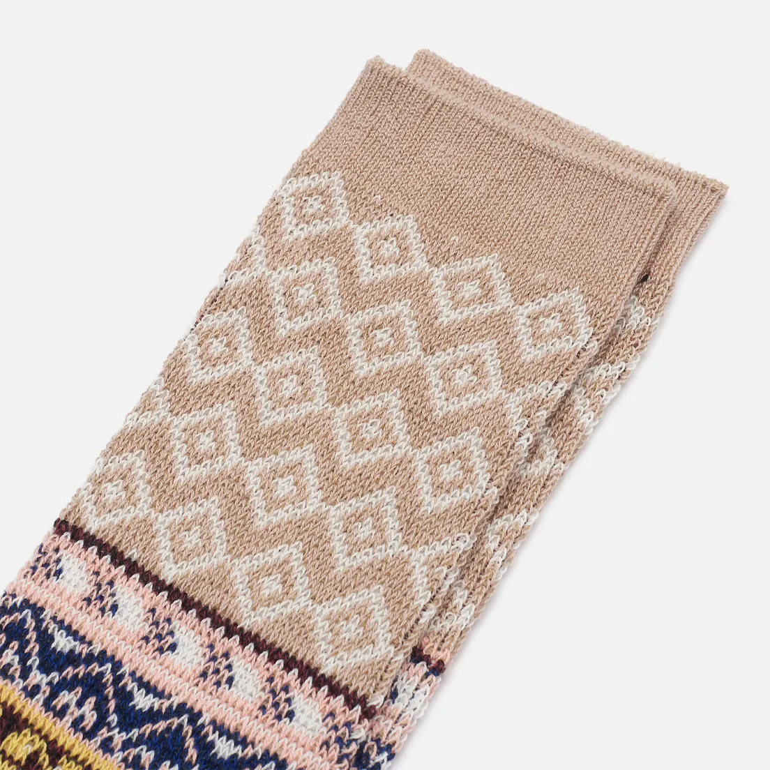 Anonymous Ism Носки Fair Isle Jacquard Crew
