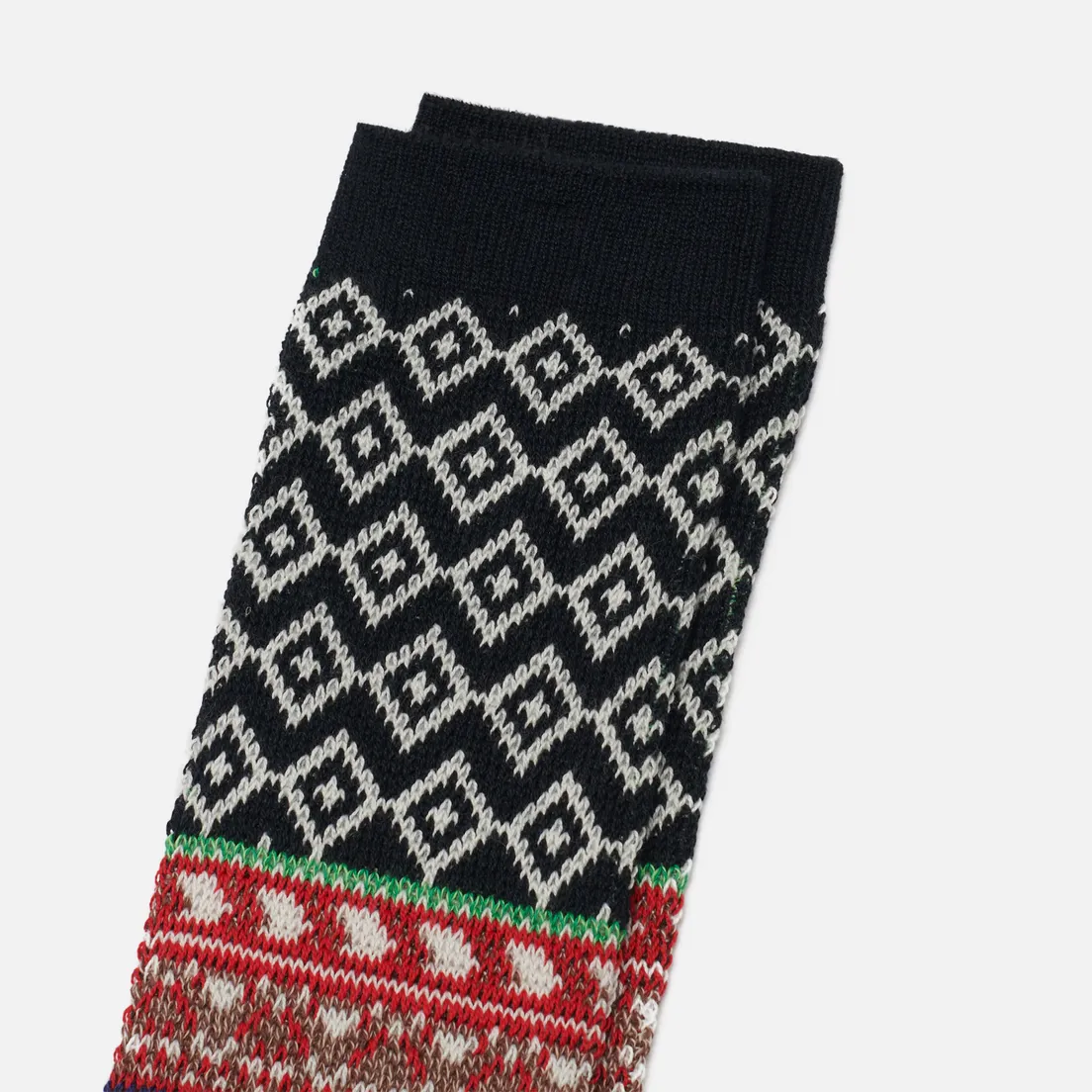 Anonymous Ism Носки Fair Isle Jacquard Crew