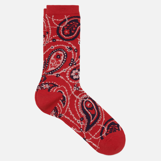 Носки Anonymous Ism Paisely Crew Red