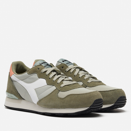 фото Мужские кроссовки diadora camaro, цвет оливковый, размер 40.5 eu