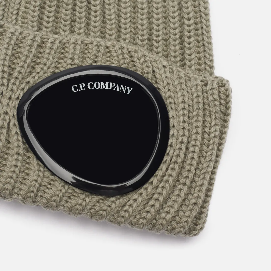 C.P. Company Шапка Extrafine Merino Wool Goggle Ribbed