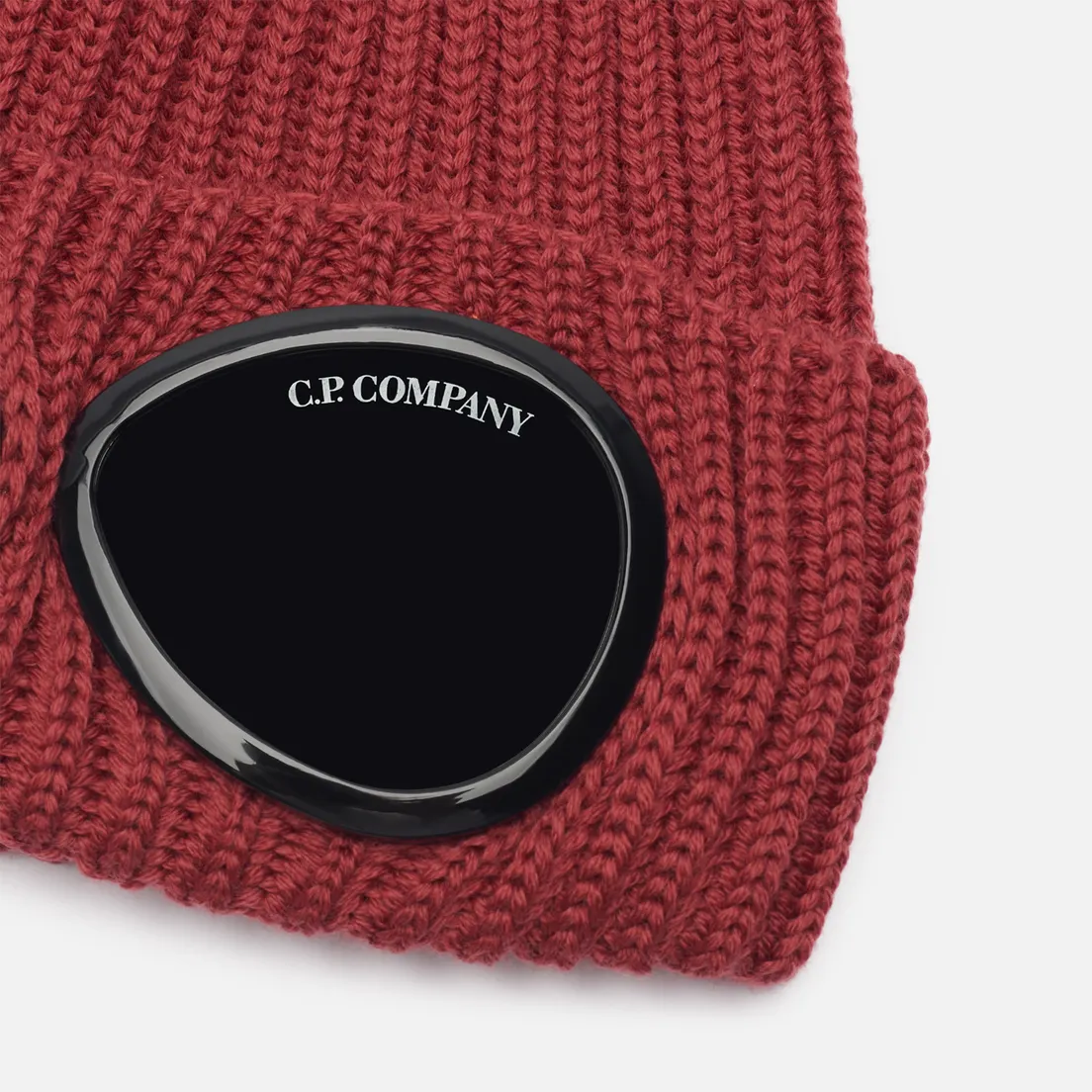 C.P. Company Шапка Extrafine Merino Wool Goggle Ribbed