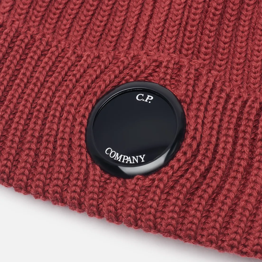 C.P. Company Шапка Extrafine Merino Wool Lens Ribbed