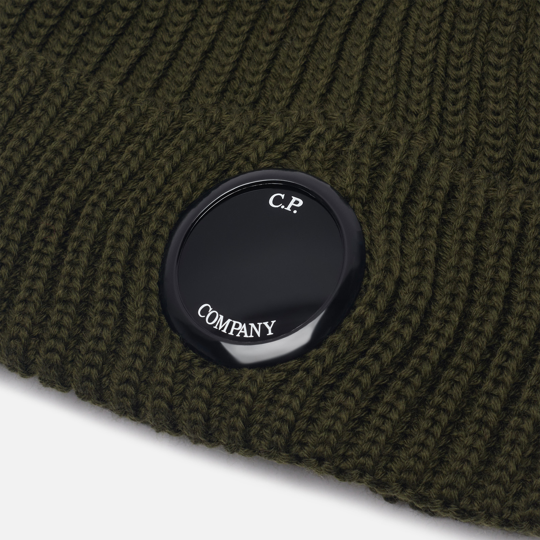 C.P. Company Шапка Extrafine Merino Wool Lens Ribbed