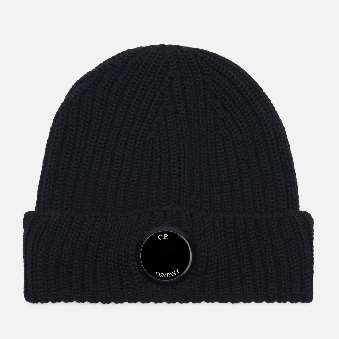 C.P. Company Шапка Extrafine Merino Wool Lens Ribbed