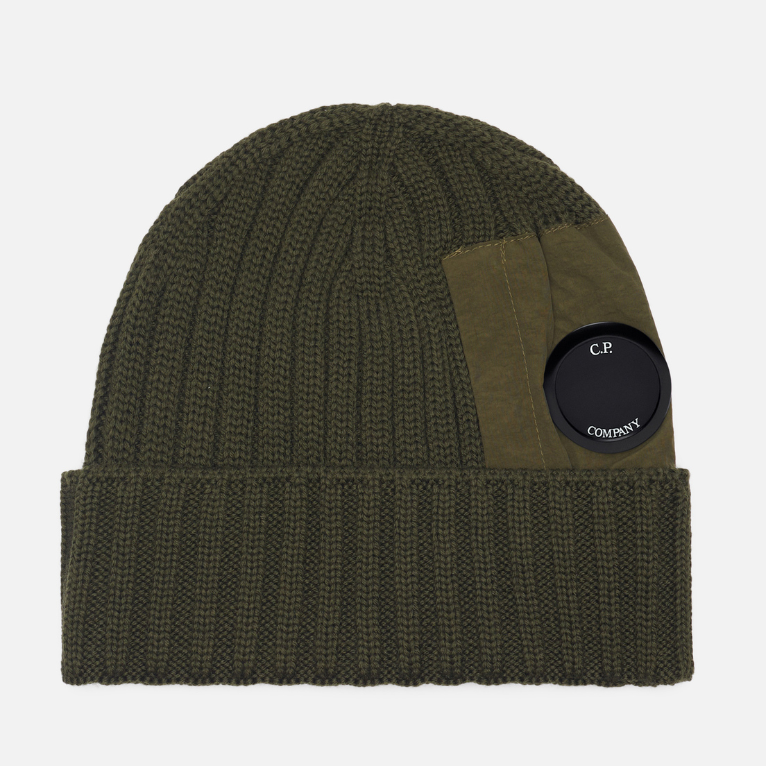 C.P. Company Шапка Extrafine Merino Wool Side Lens