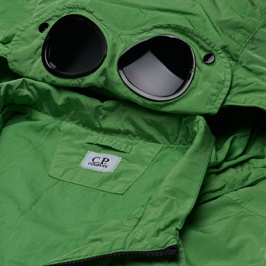 C.P. Company Мужская куртка ветровка Chrome-R Goggle Overshirt Lens