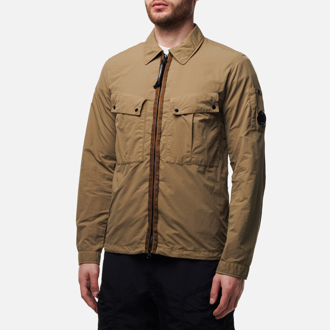 C.P. Company Мужская куртка ветровка Flatt Nylon Zipped
