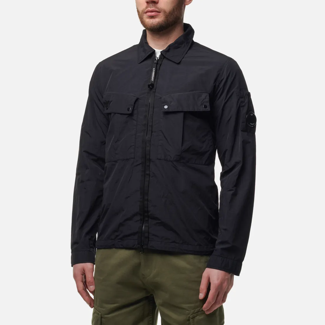 C.P. Company Мужская куртка ветровка Flatt Nylon Zipped