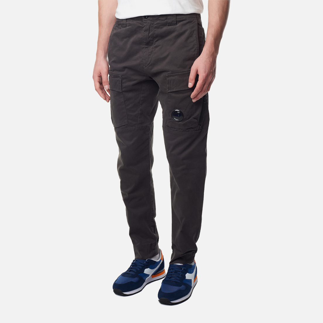 C.P. Company Мужские брюки Stretch Sateen Ergonomic Zipped