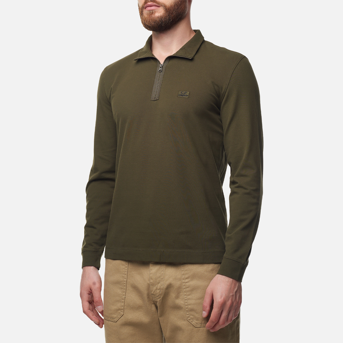 C.P. Company Мужская толстовка Stretch Piquet Regular Zipped