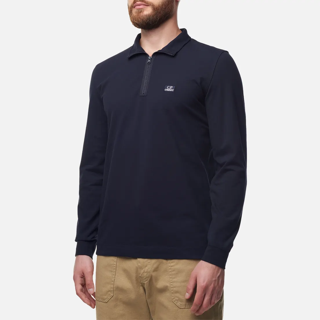 C.P. Company Мужская толстовка Stretch Piquet Regular Zipped