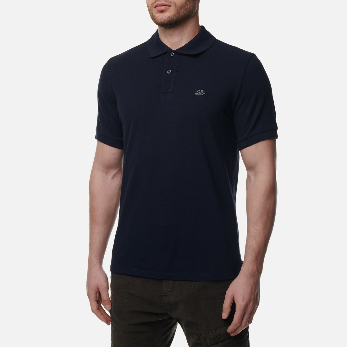 C.P. Company Мужское поло 24/1 Piquet Regular Garment Dyed