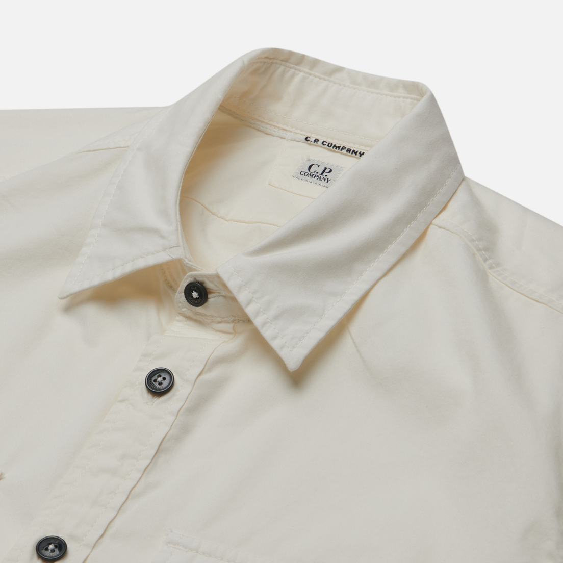 C.P. Company Мужская рубашка Gabardine Buttoned Lens
