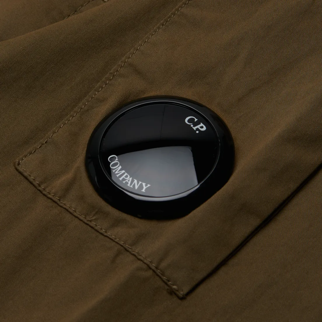 C.P. Company Мужская рубашка Gabardine Buttoned Lens