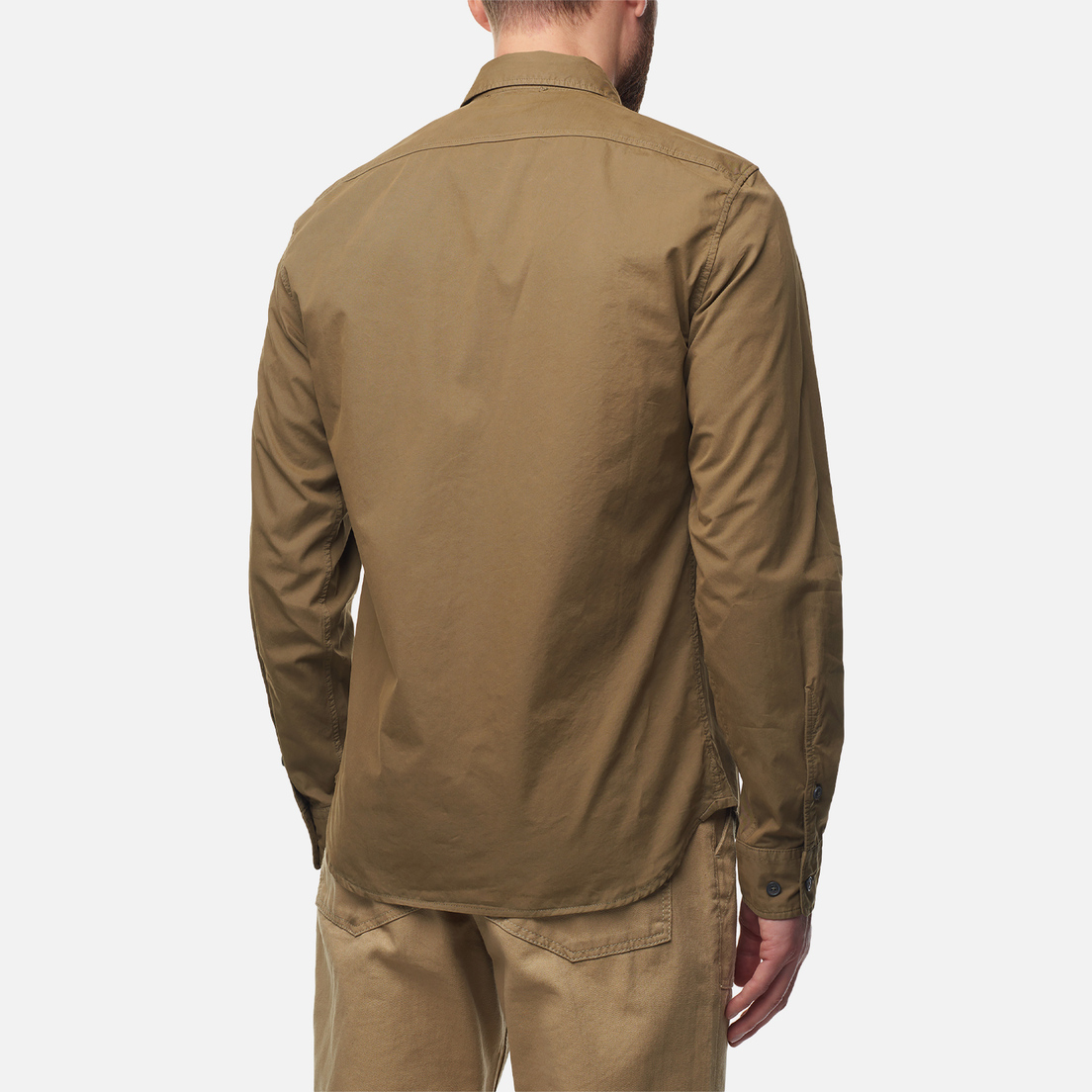 C.P. Company Мужская рубашка Gabardine Buttoned Lens