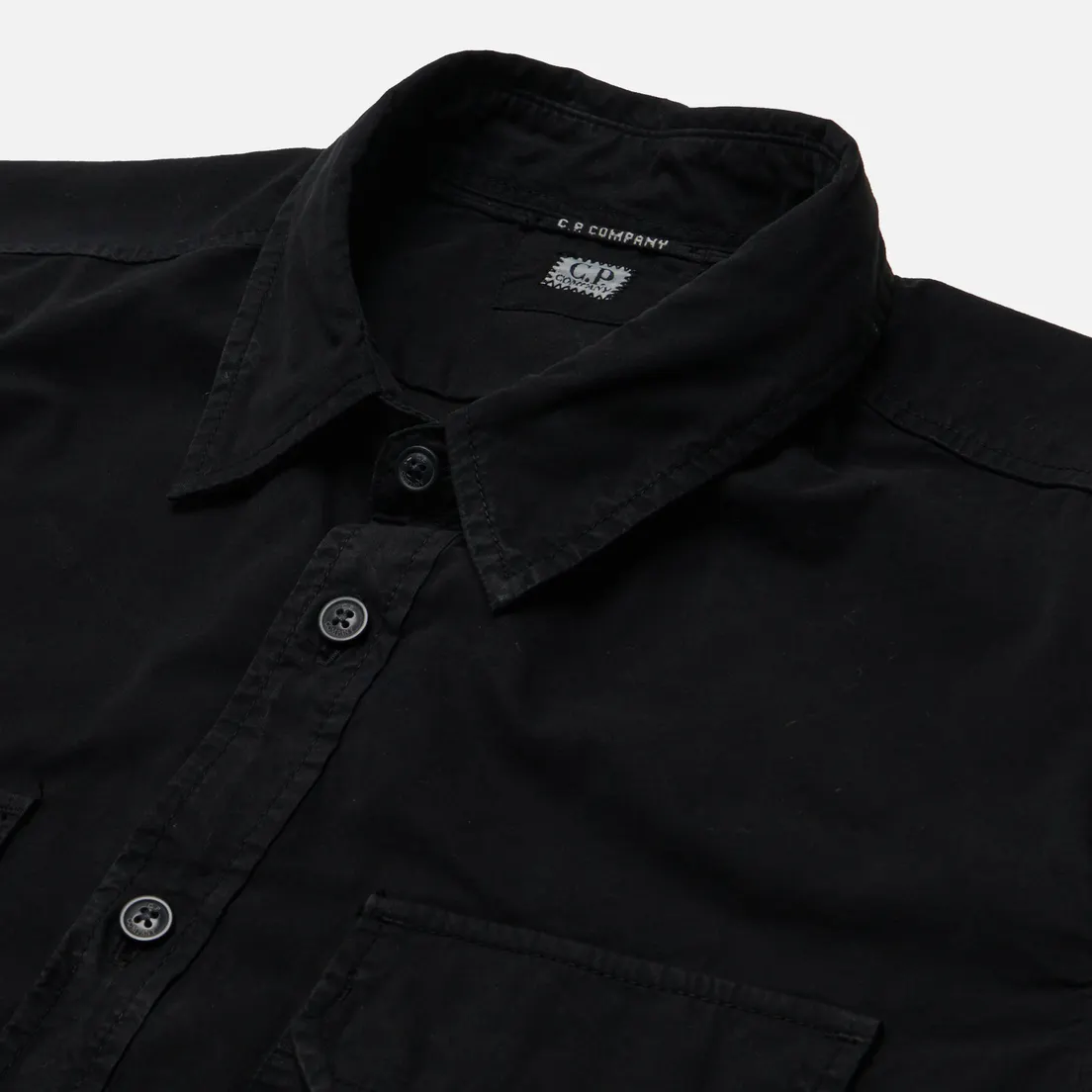 C.P. Company Мужская рубашка Gabardine Buttoned Lens