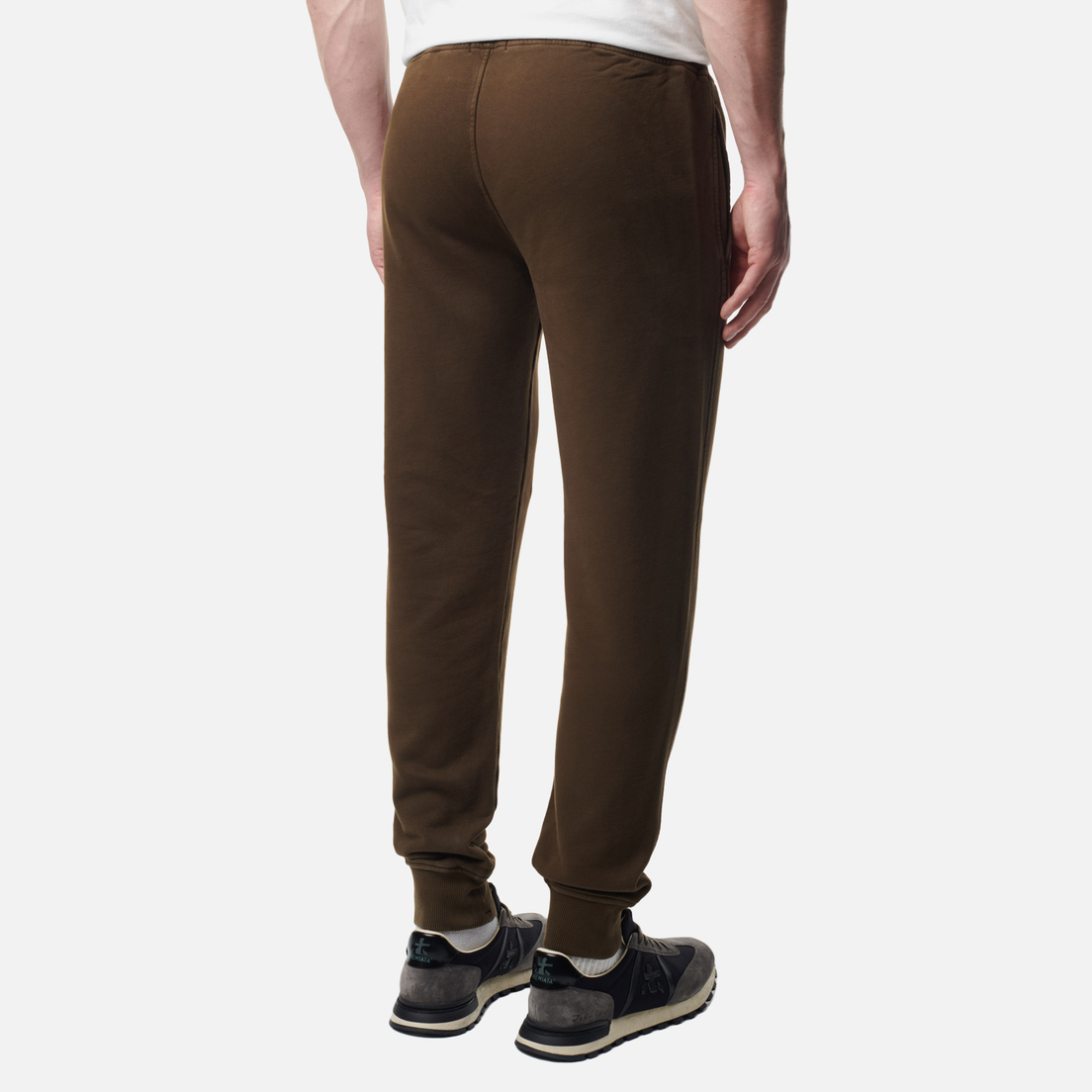 C.P. Company Мужские брюки Brushed & Emerized Diagonal Fleece Cargo Track