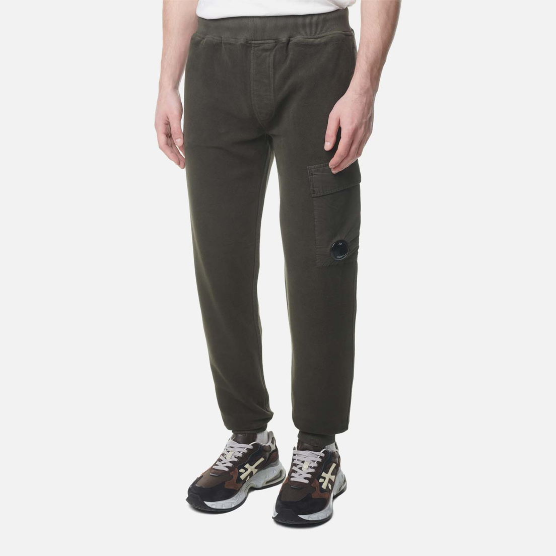 C.P. Company Мужские брюки Reverse Brushed & Emerized Diagonal Fleece