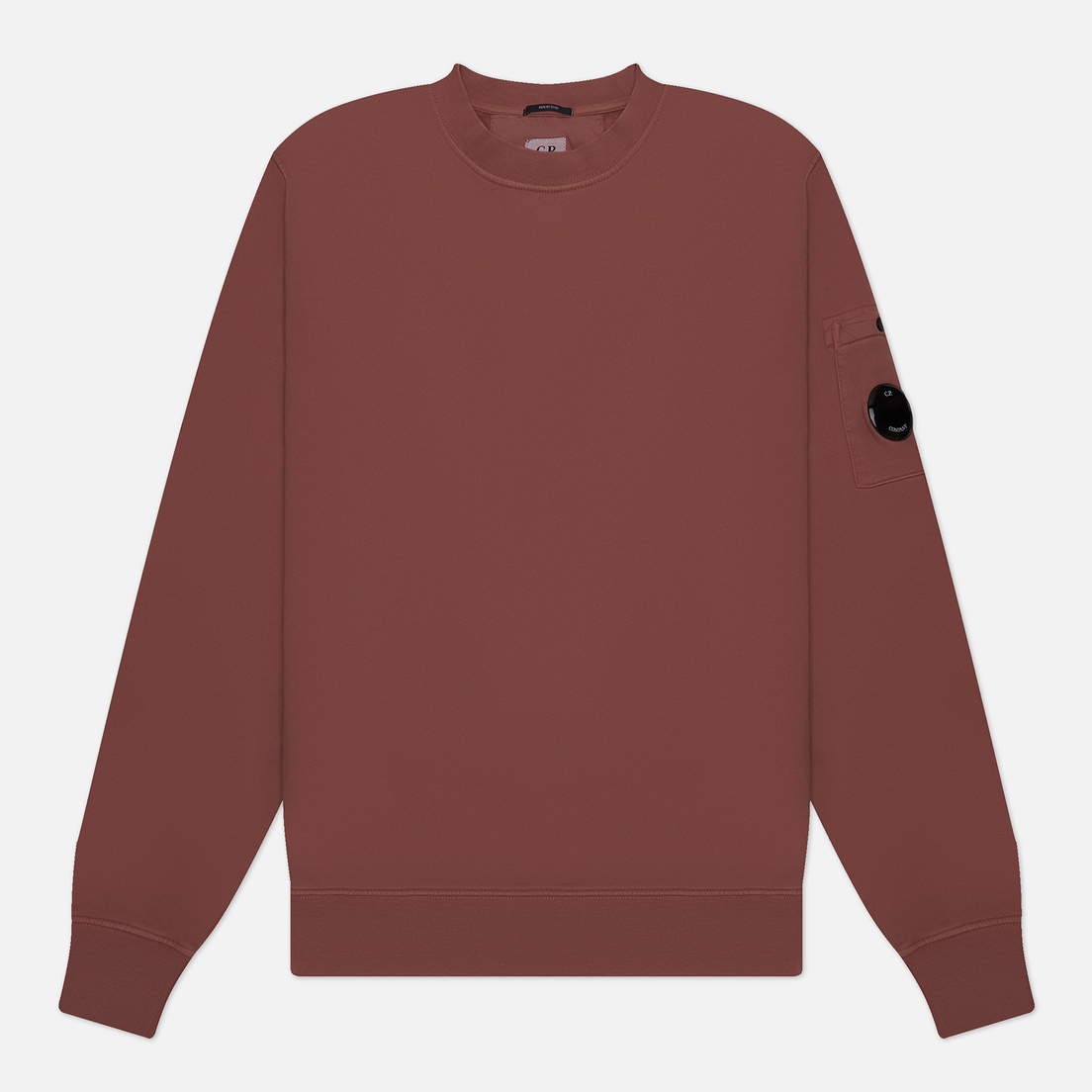 C.P. Company Мужская толстовка Brushed & Emerized Diagonal Fleece Lens Resist Dyed
