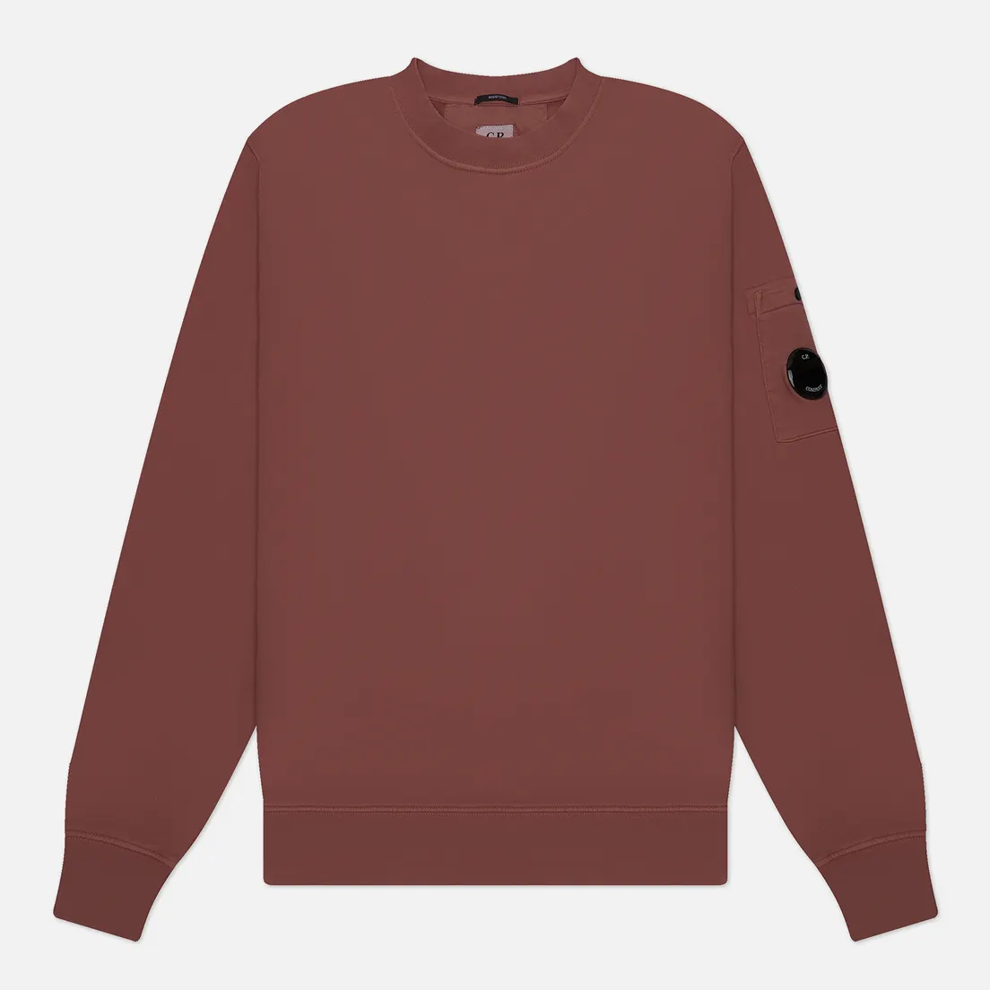 C.P. Company Мужская толстовка Brushed & Emerized Diagonal Fleece Lens Resist Dyed