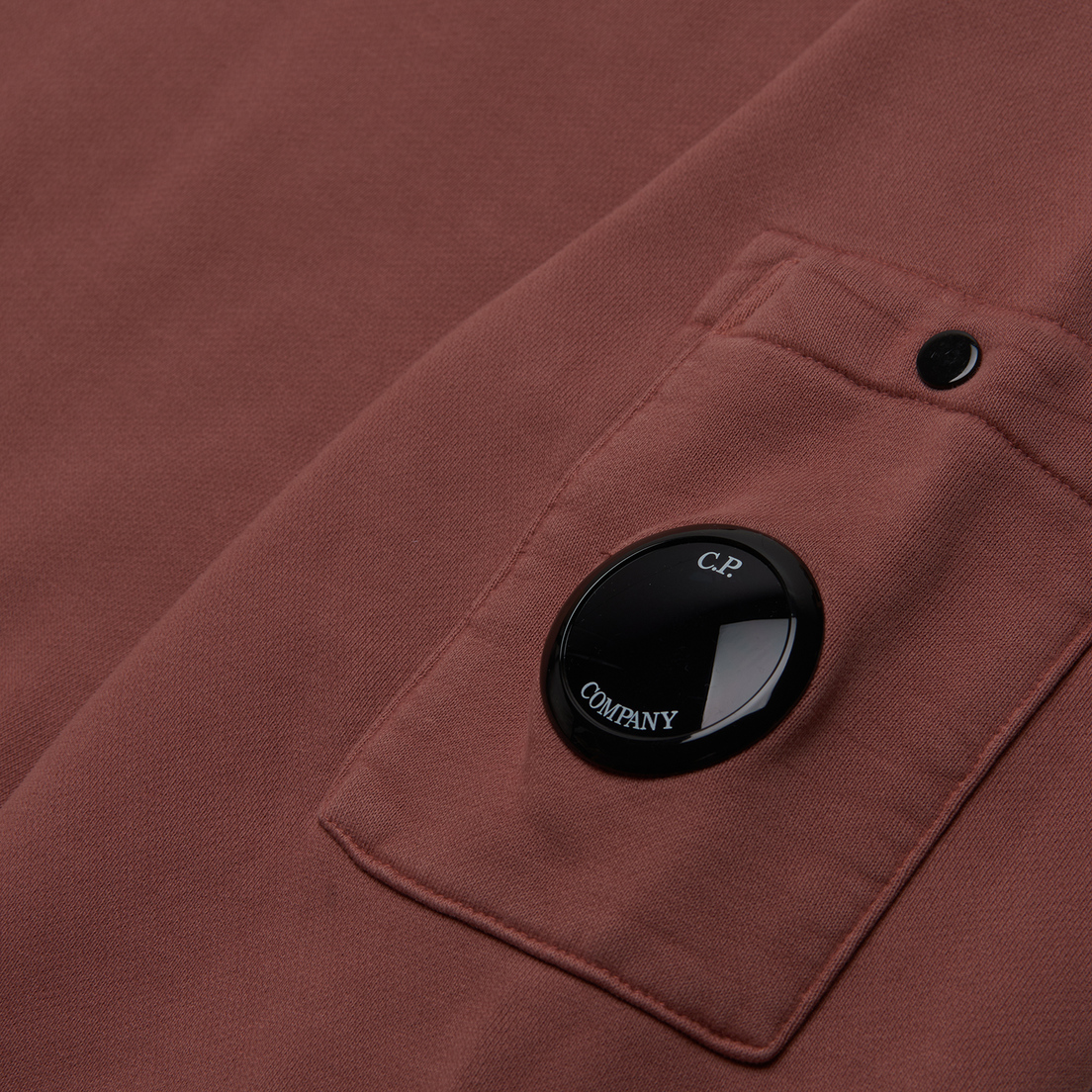C.P. Company Мужская толстовка Brushed & Emerized Diagonal Fleece Lens Resist Dyed