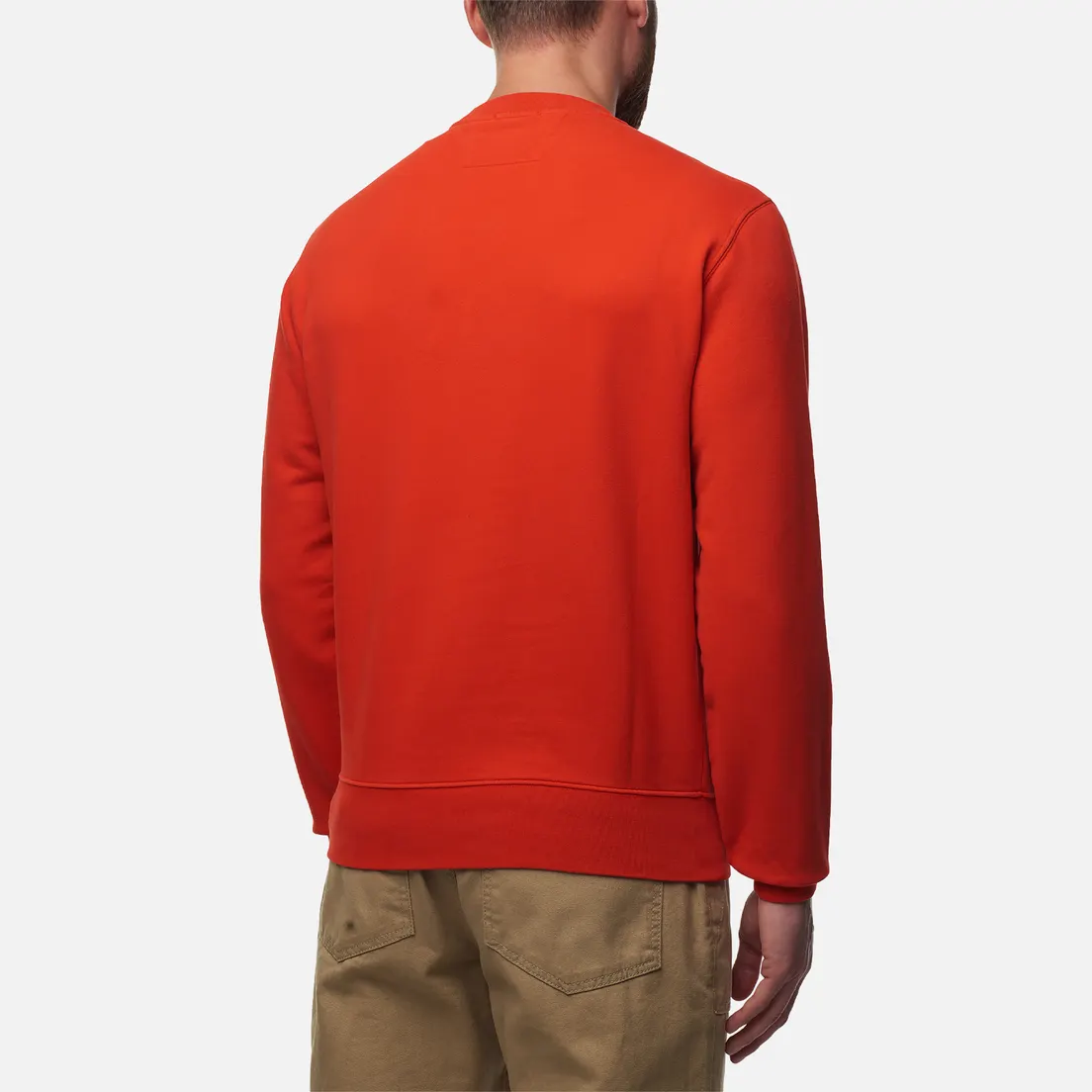 C.P. Company Мужская толстовка Brushed & Emerized Diagonal Fleece Lens Resist Dyed