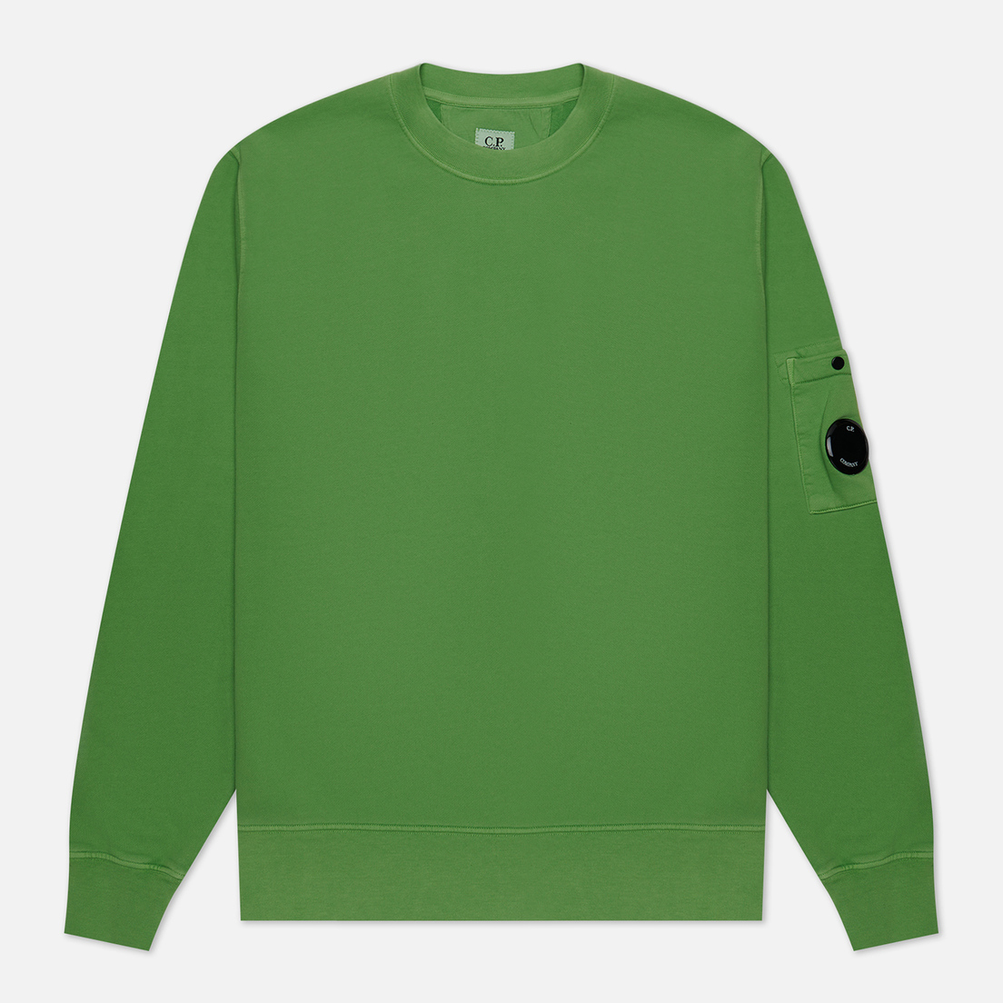 C.P. Company Мужская толстовка Brushed & Emerized Diagonal Fleece Lens Resist Dyed