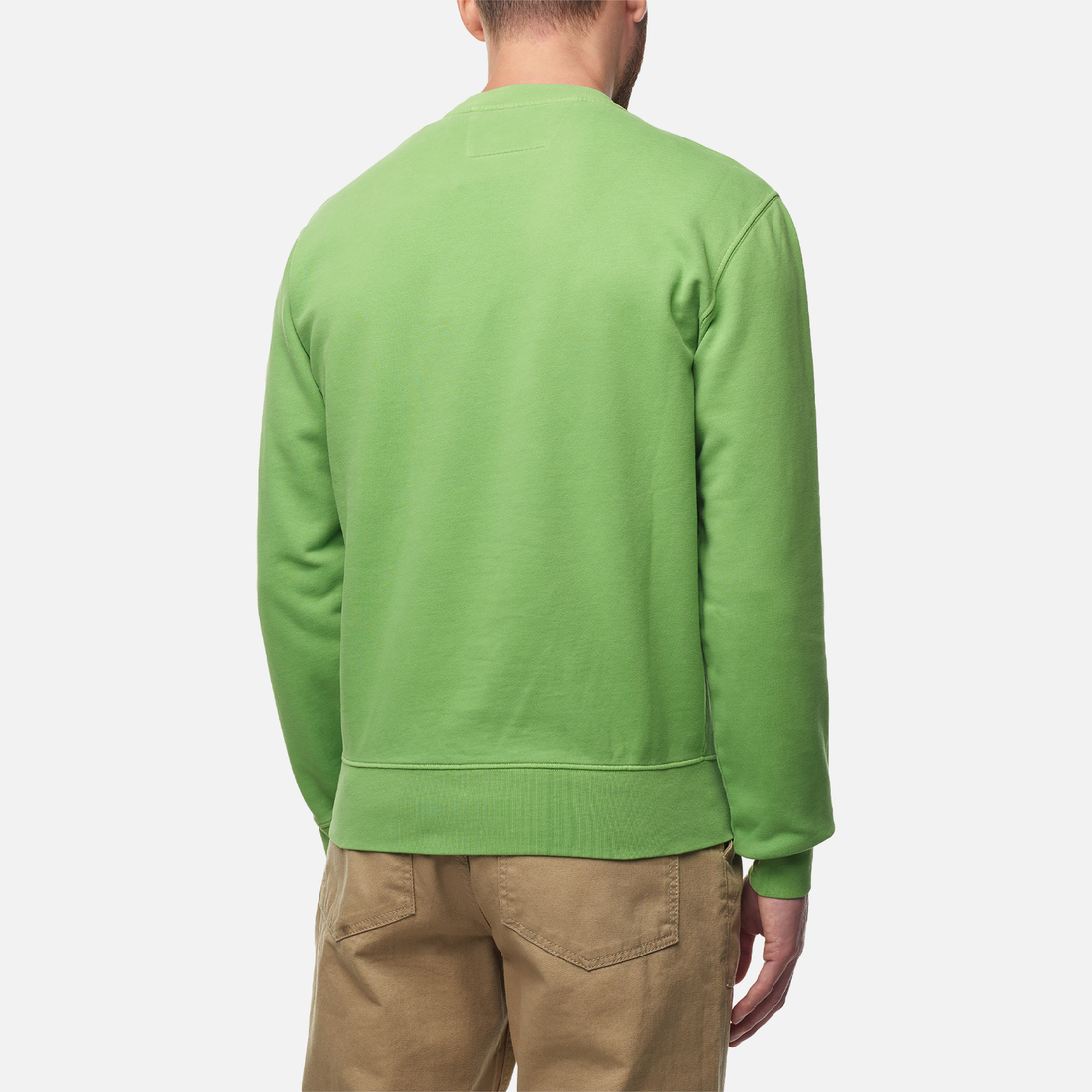 C.P. Company Мужская толстовка Brushed & Emerized Diagonal Fleece Lens Resist Dyed
