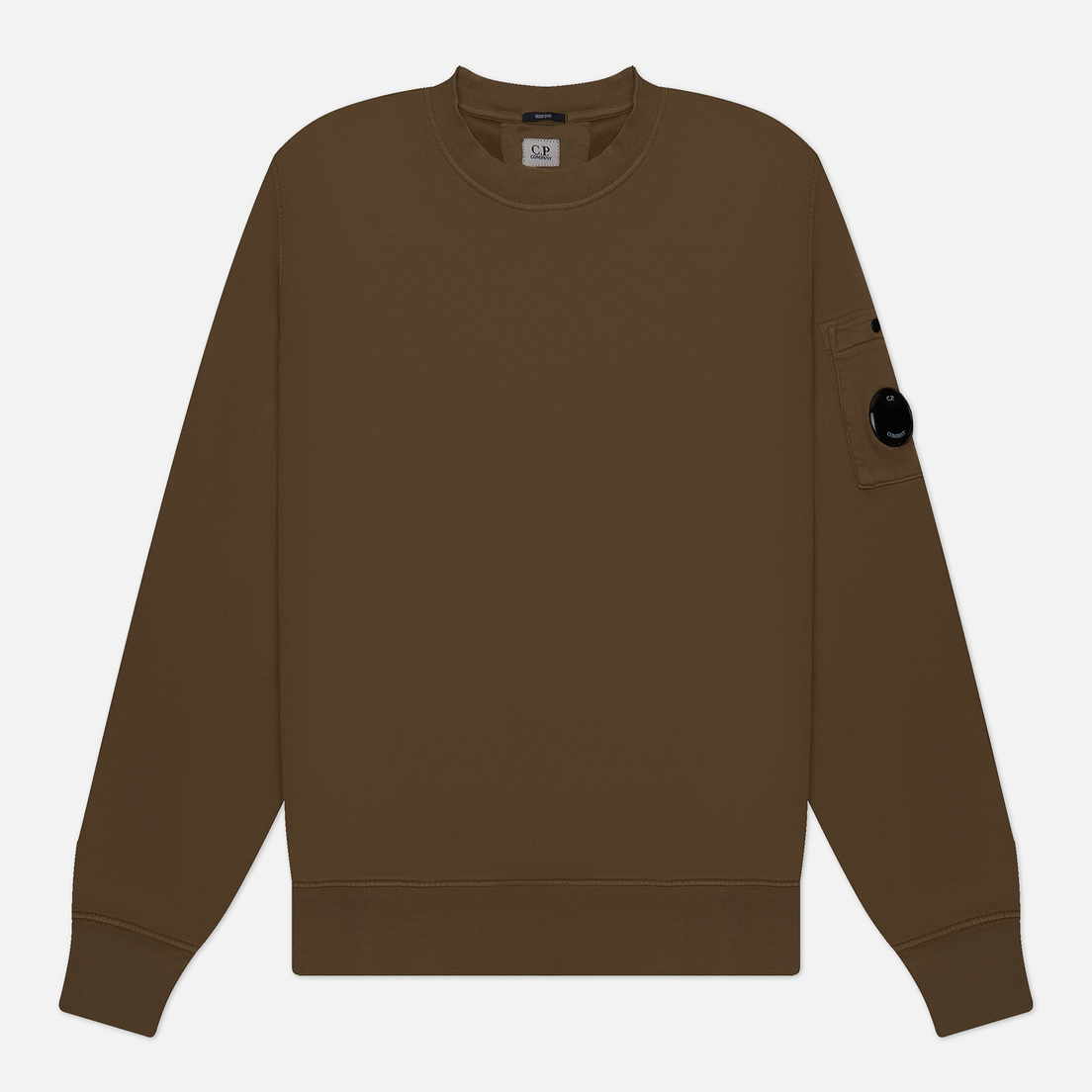 C.P. Company Мужская толстовка Brushed & Emerized Diagonal Fleece Lens Resist Dyed