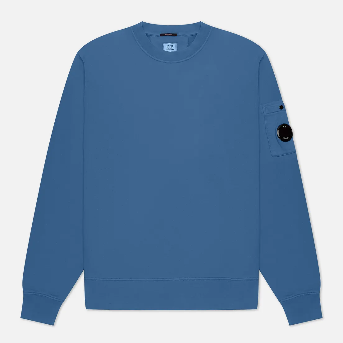 C.P. Company Мужская толстовка Brushed & Emerized Diagonal Fleece Lens Resist Dyed