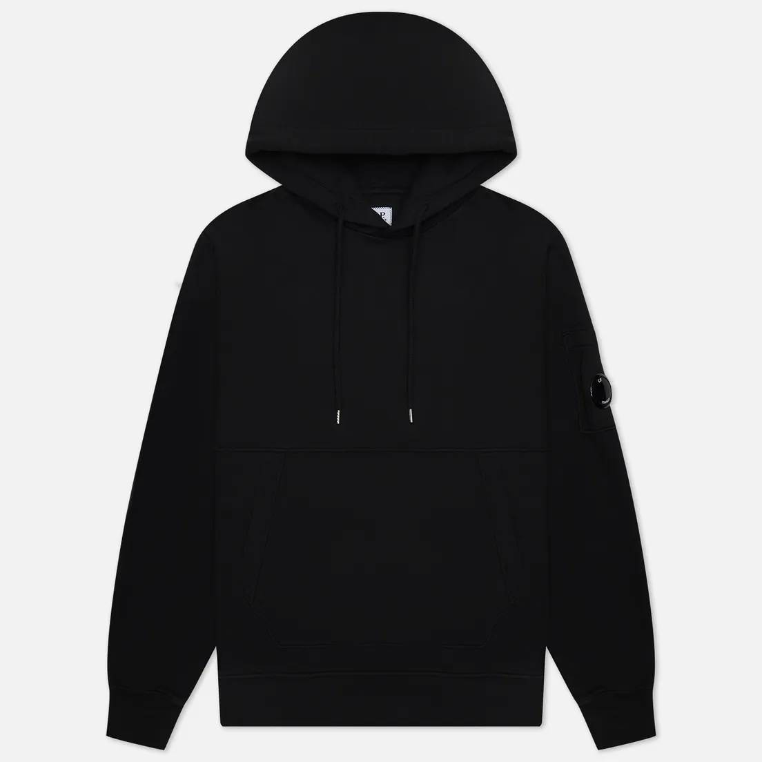 C.P. Company Мужская толстовка Brushed & Emerized Diagonal Fleece Lens Hoodie Garment Dyed