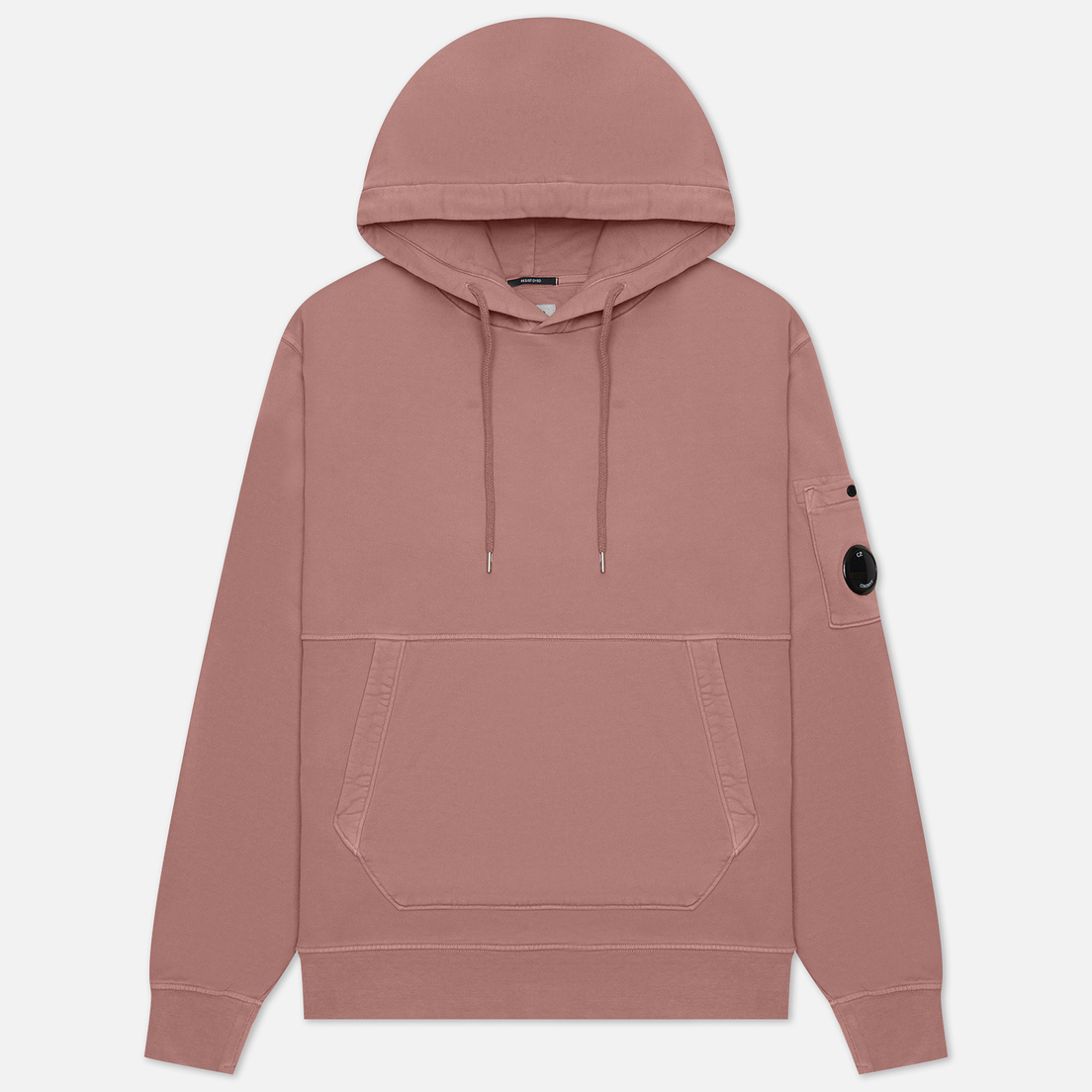 C.P. Company Мужская толстовка Brushed & Emerized Diagonal Fleece Lens Hoodie Resist Dyed
