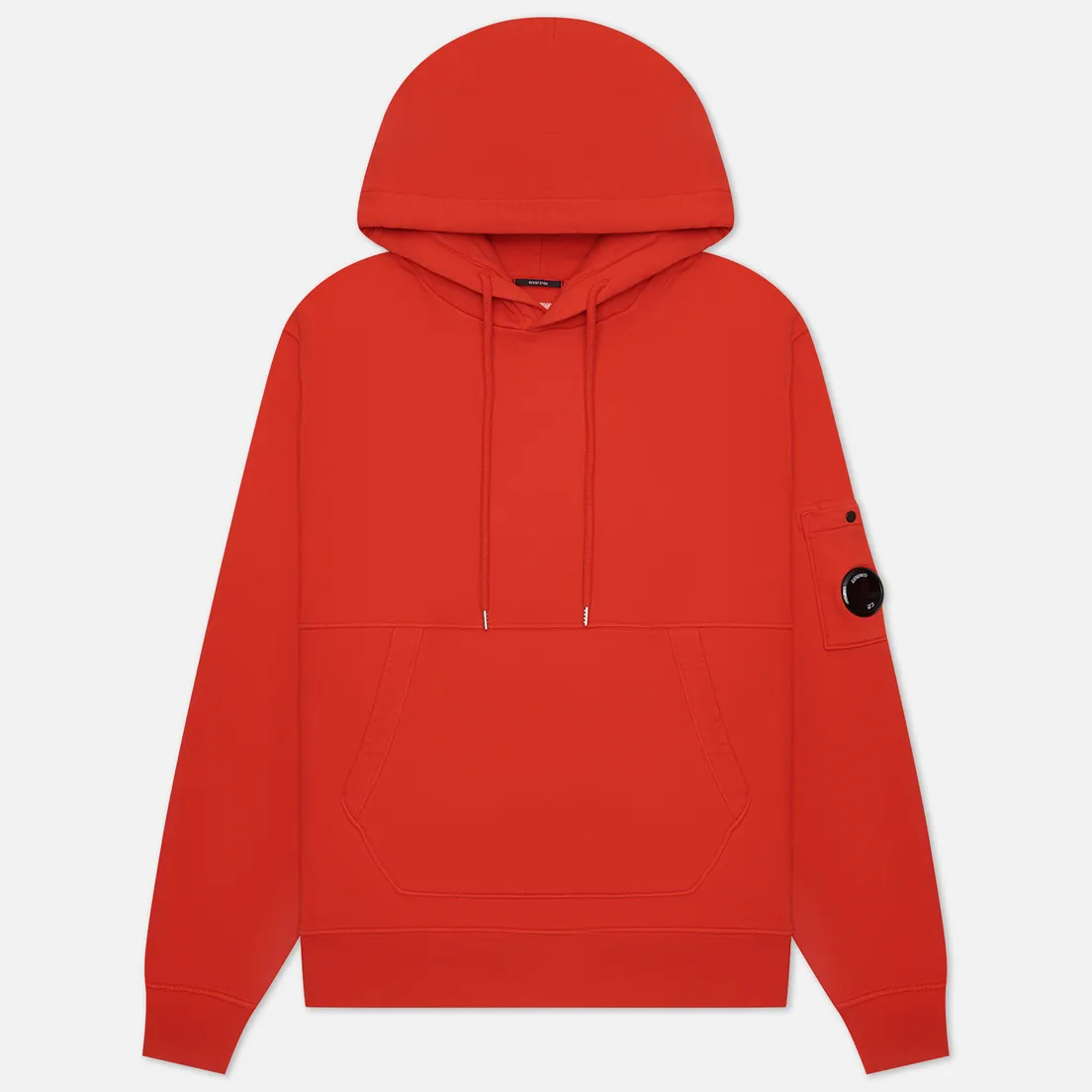 C.P. Company Мужская толстовка Brushed & Emerized Diagonal Fleece Lens Hoodie Resist Dyed