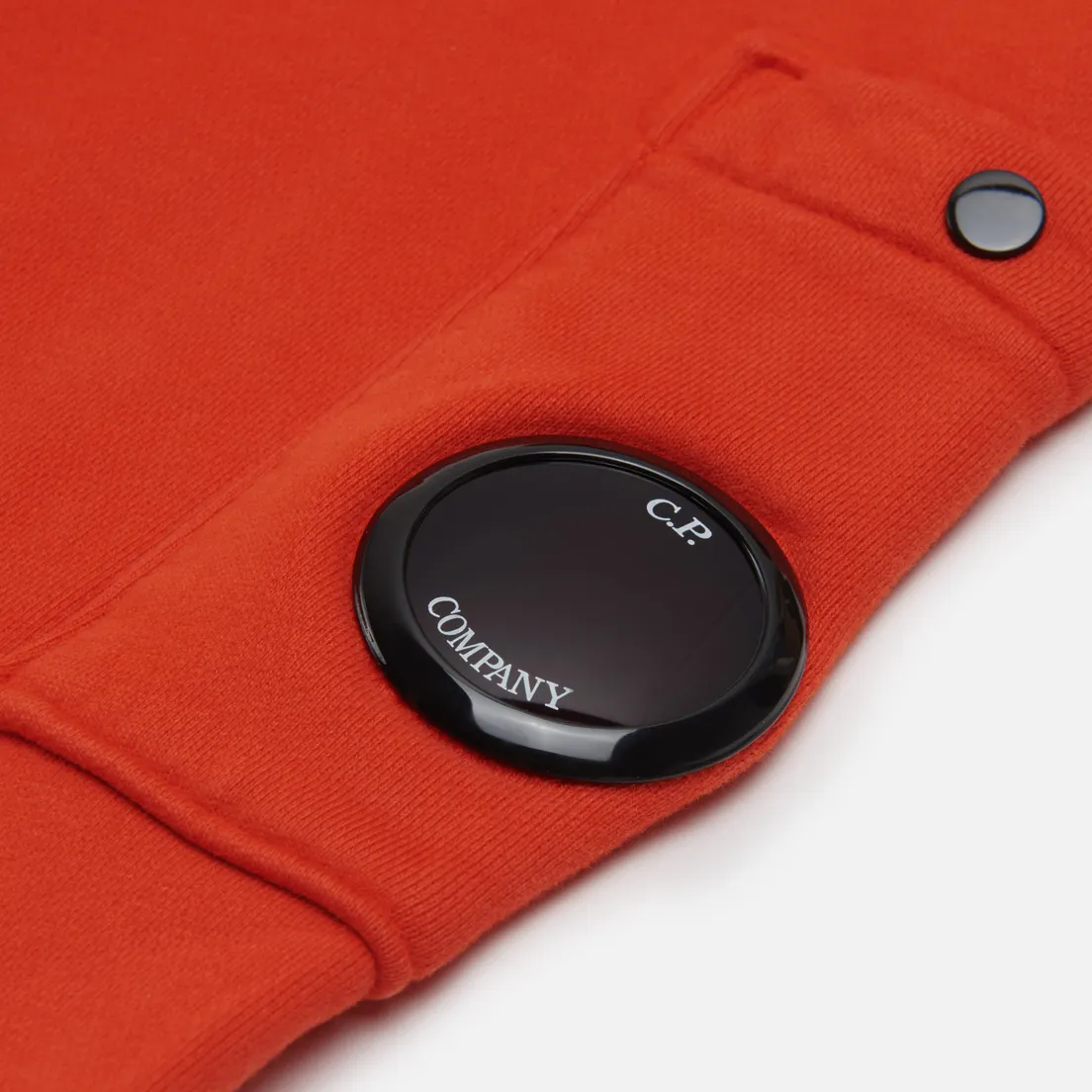 C.P. Company Мужская толстовка Brushed & Emerized Diagonal Fleece Lens Hoodie Resist Dyed