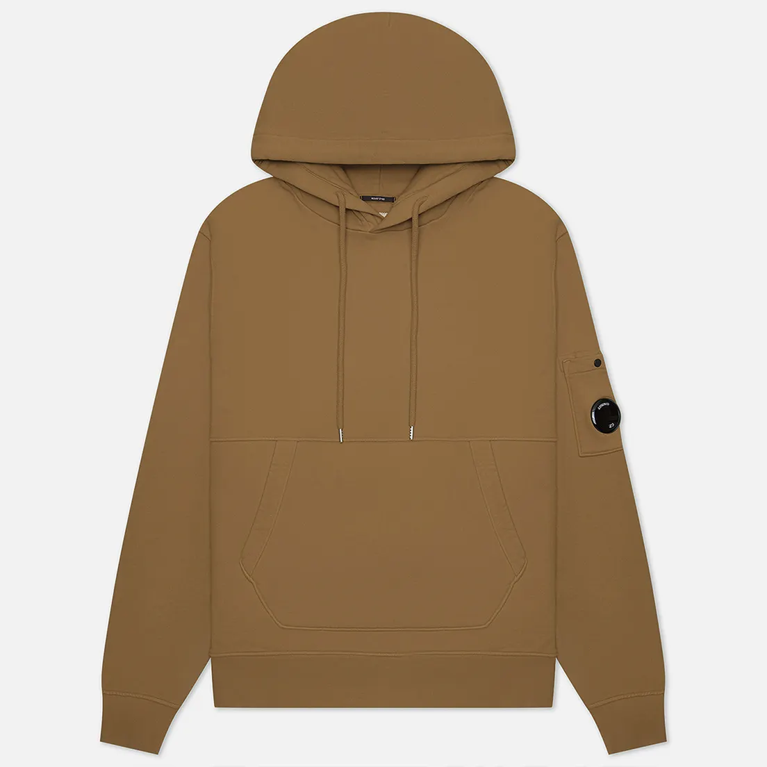 C.P. Company Мужская толстовка Brushed & Emerized Diagonal Fleece Lens Hoodie Resist Dyed