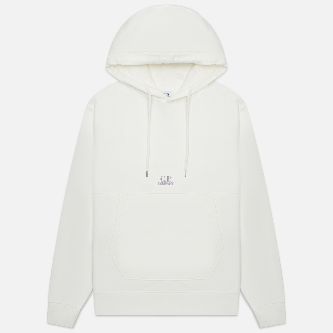 C.P. Company Мужская толстовка Brushed & Emerized Diagonal Fleece Logo Garment Dyed