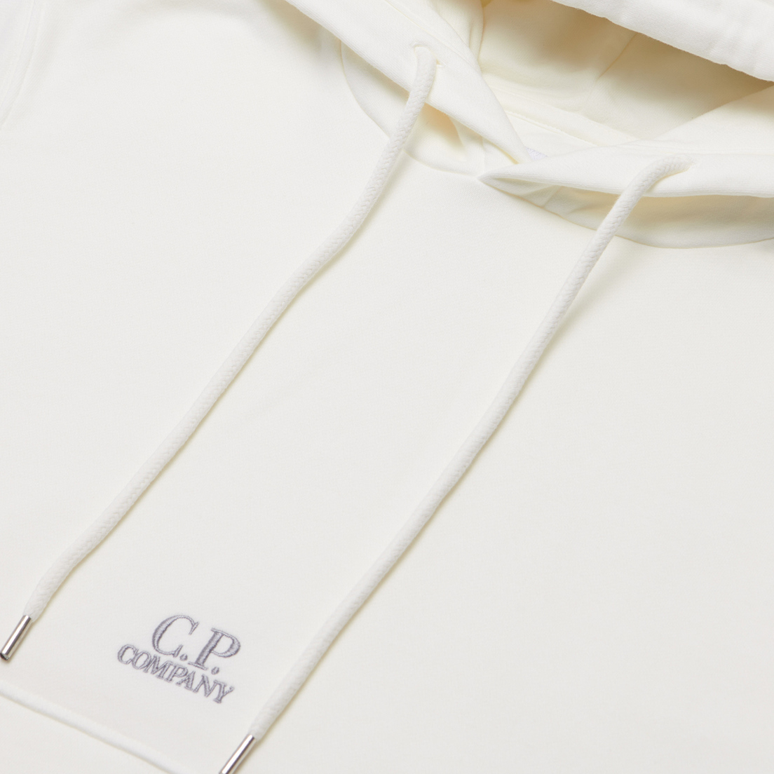 C.P. Company Мужская толстовка Brushed & Emerized Diagonal Fleece Logo Garment Dyed