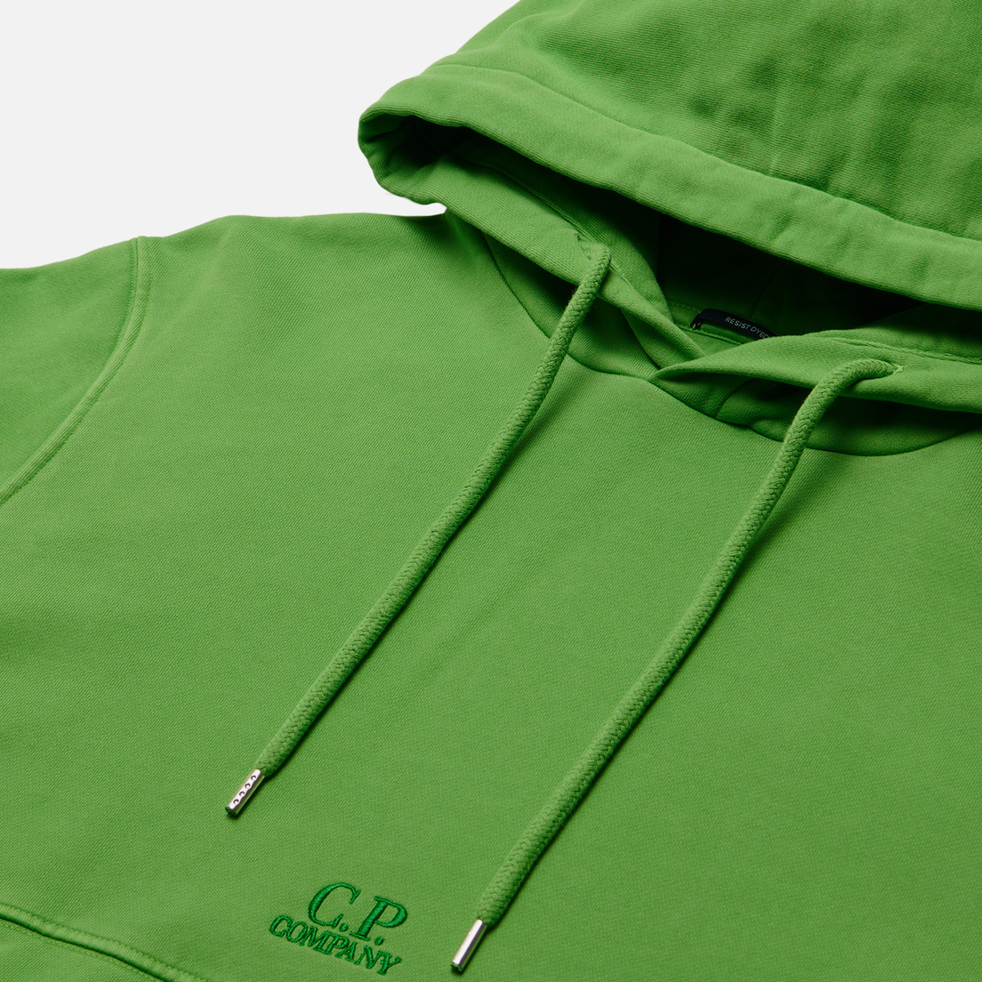 C.P. Company Мужская толстовка Brushed & Emerized Diagonal Fleece Logo Resist Dyed