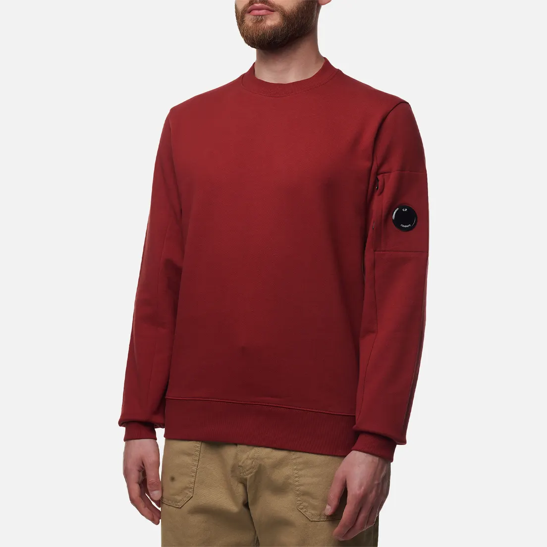 C.P. Company Мужская толстовка Diagonal Raised Fleece Lens