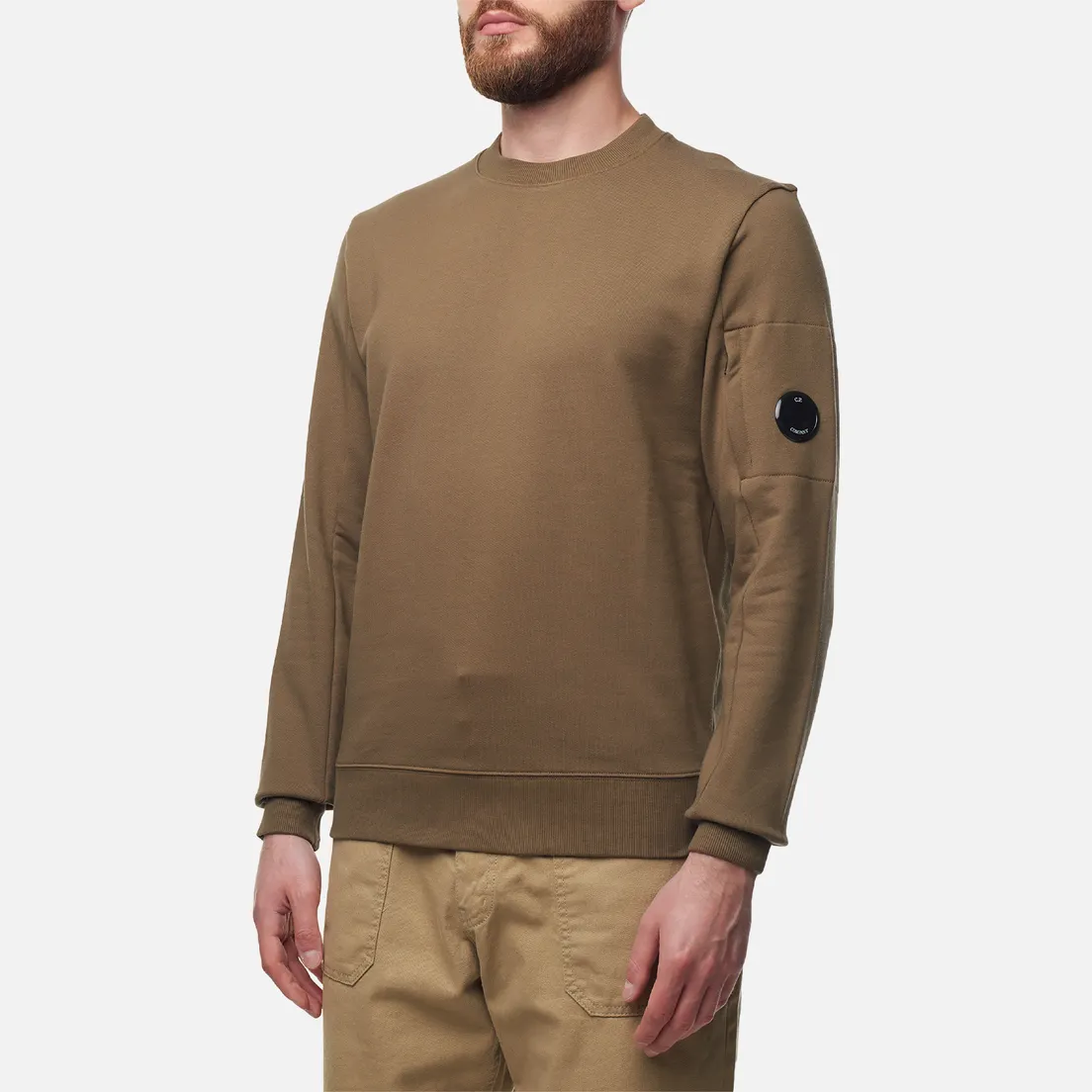 C.P. Company Мужская толстовка Diagonal Raised Fleece Lens