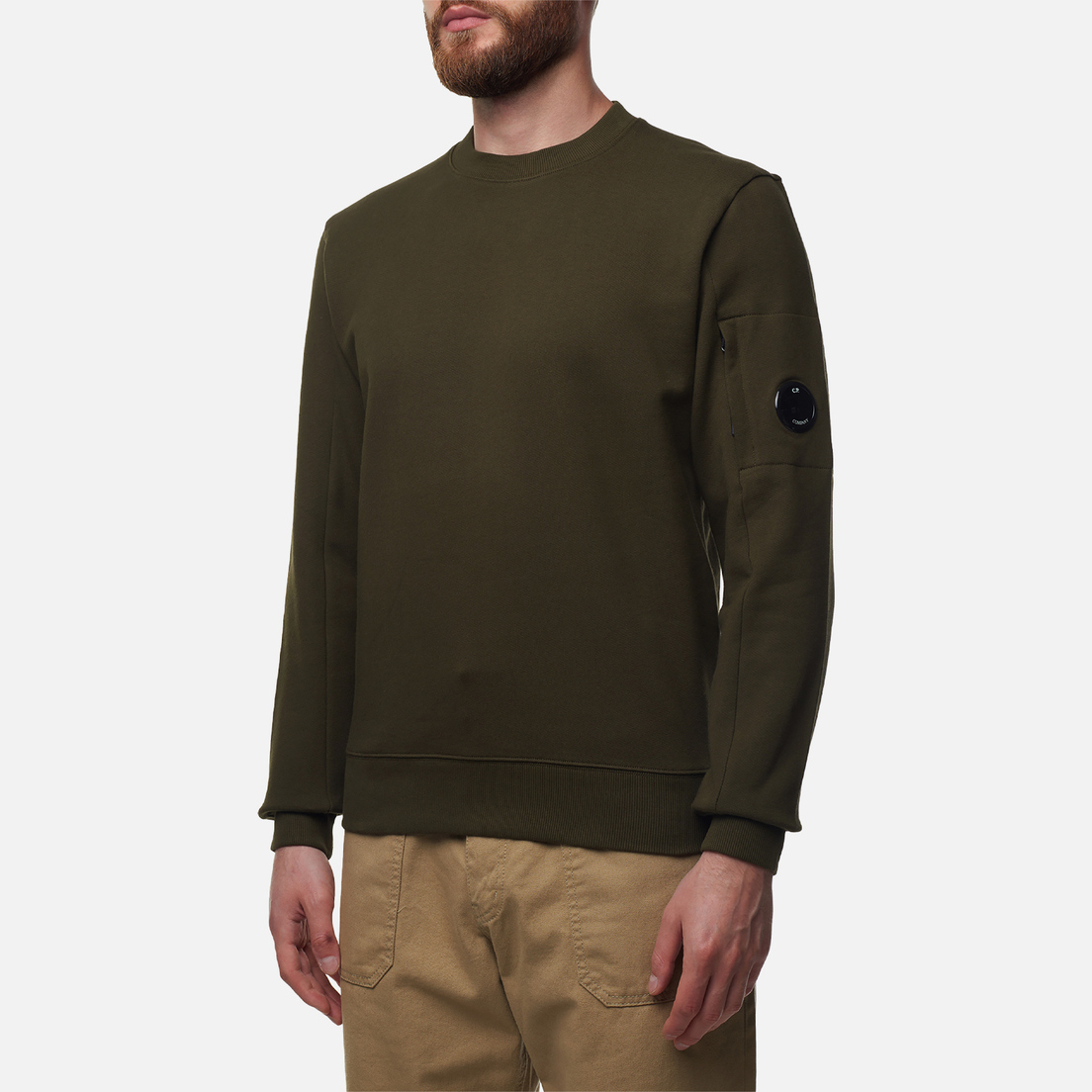 C.P. Company Мужская толстовка Diagonal Raised Fleece Lens