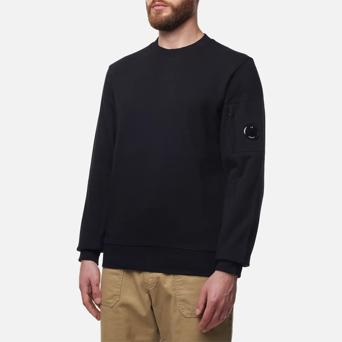 C.P. Company Мужская толстовка Diagonal Raised Fleece Lens