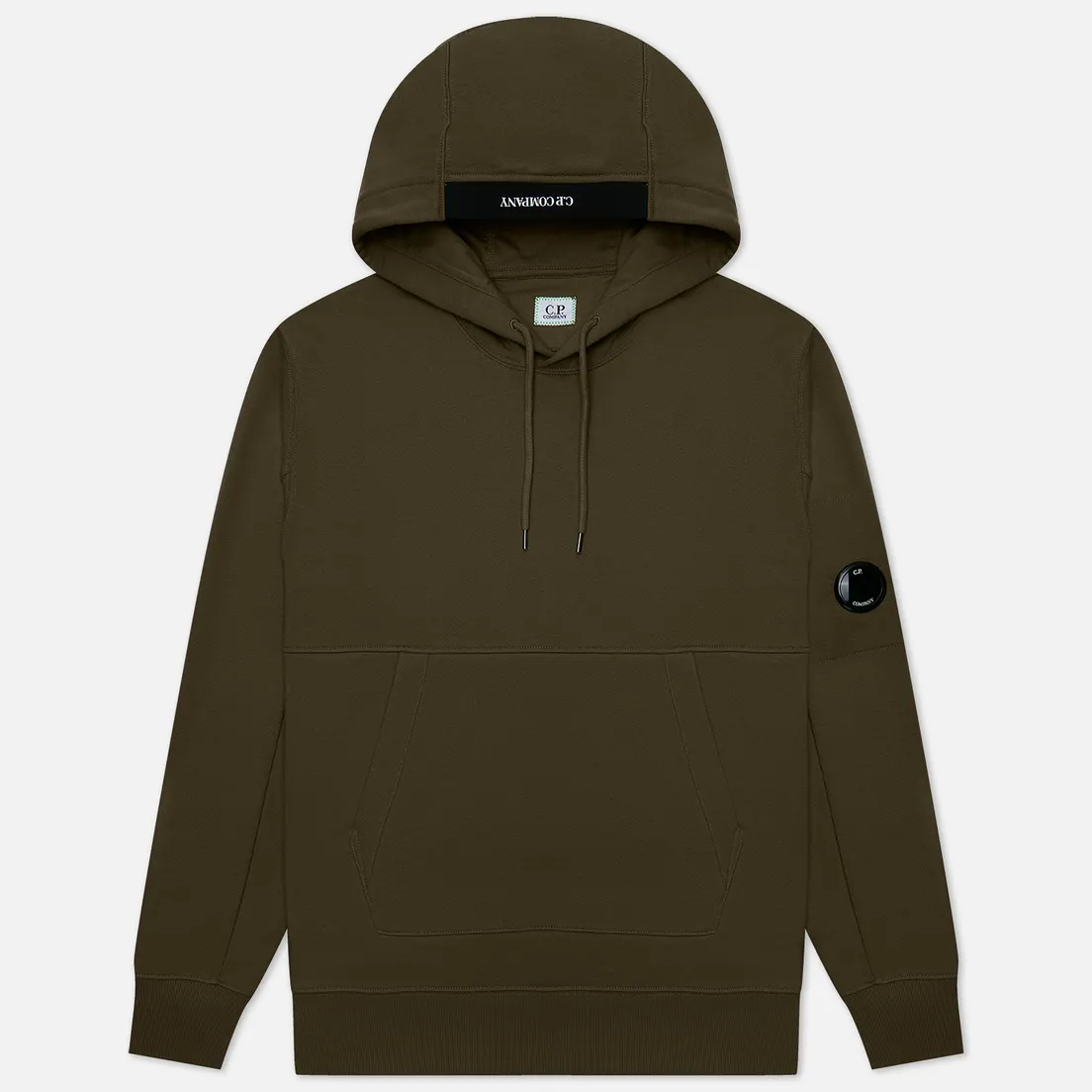 C.P. Company Мужская толстовка Diagonal Raised Fleece Lens Hoodie
